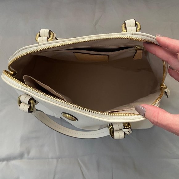 Coach Cream Tote Bag - Picture 6 of 16